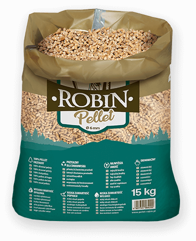worek pelletu opałowego Robin do kupienia w Stawiskach lub sklepie internetowym